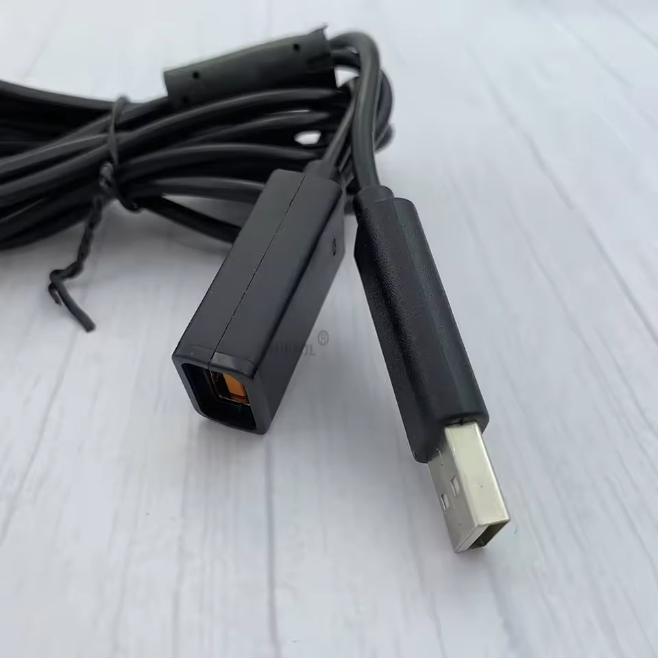 مستشعر كاميرا Xbox 360 Kinect (مستعمل) مع محوّل USB – بديل لكاميرا العمق ثلاثية الأبعاد