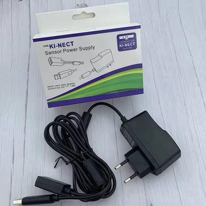 مستشعر كاميرا Xbox 360 Kinect (مستعمل) مع محوّل USB – بديل لكاميرا العمق ثلاثية الأبعاد