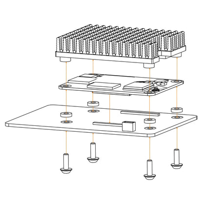 Raspberry Pi Compute Module 5 Passive Cooler